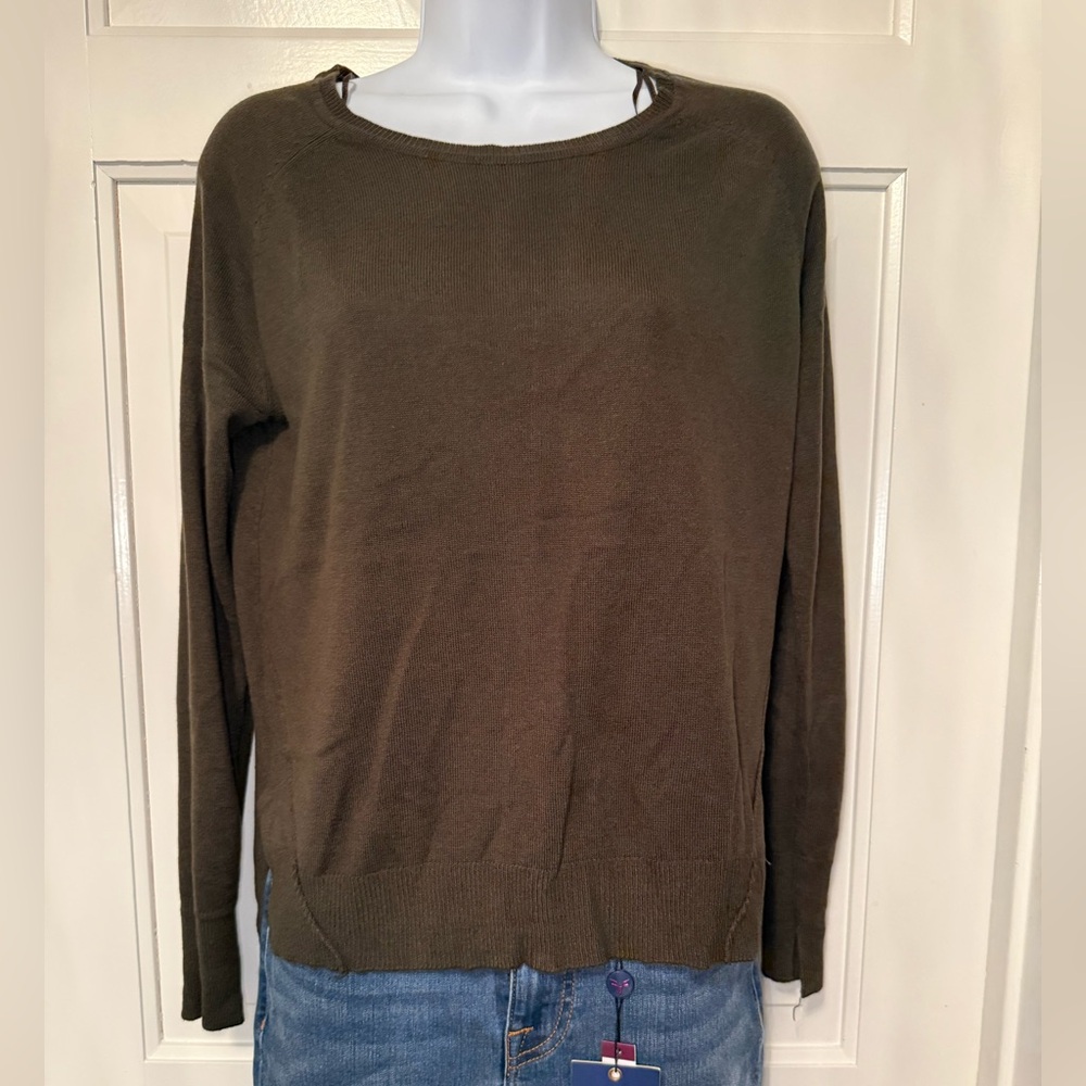 Philosophy Olive Crewneck Sweater